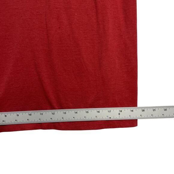 Vintage Tom And Jerry Embroidered Red T-Shirt Size L Fruit Of The Loom Best USA - Picture 7 of 11